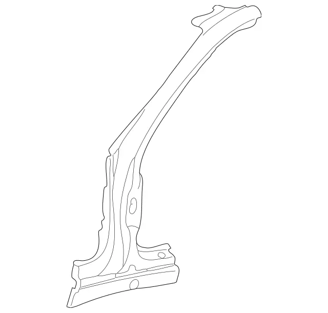 2106302407 - Body: Outer Hinge Pillar for Mercedes-Benz Image
