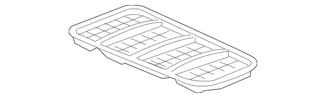 1668800105 - Detachable Parts: Cover for Mercedes-Benz: GL350, GL450, GL550, GL63 AMG, GLE300d, GLE350, GLE400, GLE43 AMG, GLE450 AMG, GLE550e, GLE63 AMG, GLE63 AMG S, GLS350d, GLS450, GLS550, GLS63 AMG, ML250, ML350, ML400, ML550, ML63 AMG Image image