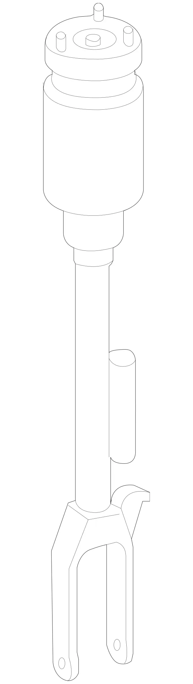 2513205713 - Suspension: Shock Absorber for Mercedes-Benz Image