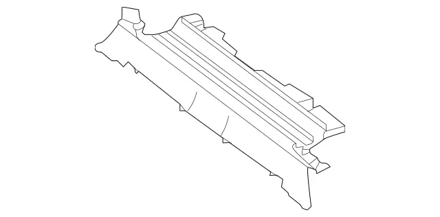 2135053100 - Radiator: Air Duct Segment for Mercedes-Benz: CLS53 AMG, E53 AMG Image image