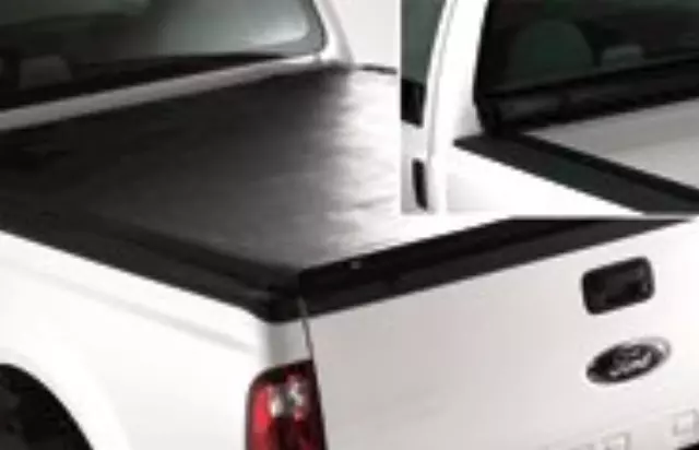 5C3Z99501A42A - Exterior: Styleside Roll-Up Tonneau - 6.5in for Ford: E-350 Super Duty, E-450 Super Duty, F-250 Super Duty, F-350 Super Duty, F-450 Super Duty, F-550 Super Duty Image
