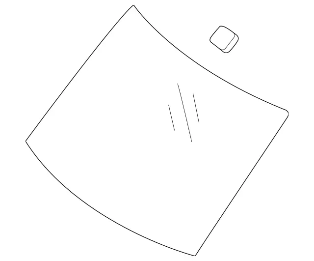 910670390064 - : Windshield for Mercedes-Benz Image