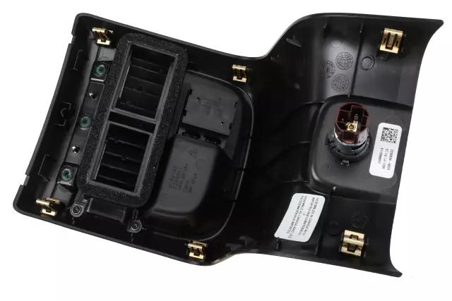 Jet Black Front Floor Console Rear Trim Panel - GM (22989470)