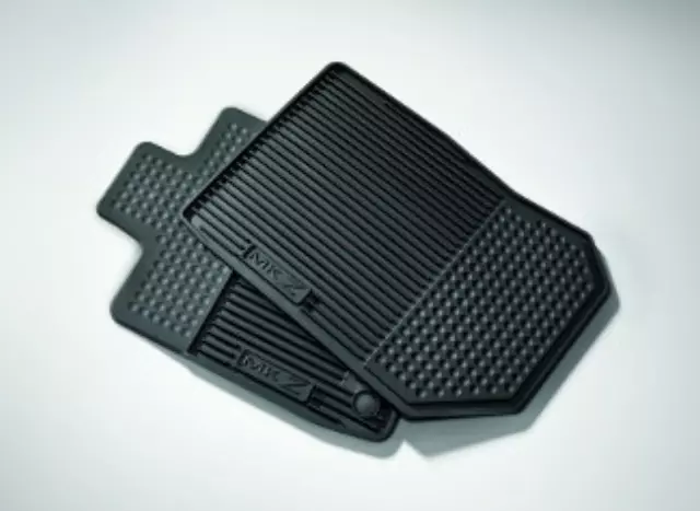 2013 thru 2016 MKZ OEM Genuine Lincoln Black Rubber All Weather Floor Mat Set 4-pc - Ford (DP5Z-5413300-CA)