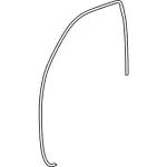 XW7Z5420530AA - Body: Door Weather-strip for FORD Image