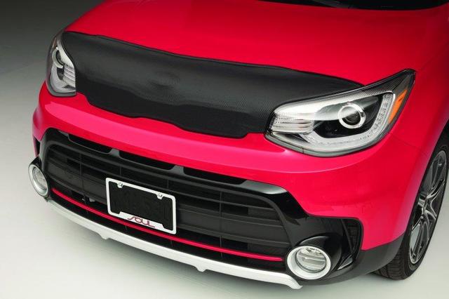 B2025ADUM0 - Exterior: Front Hood Mask - Sport - Black Vinyl for Kia: Soul Image