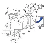 M2DZ7813229AA - : Rear Sill Plate for Ford: Bronco Image