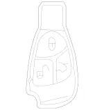 20376654060041 - : Key for Mercedes-Benz Image