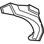 GJ5Z7813562AA - Body: Trim Molding for Ford: Escape Image