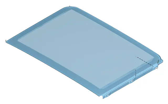 ML3Z16500A18E - Body: Rear Glass for Ford Image