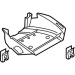 CJ5Z7813546AA - Body: Compartment for Ford Image