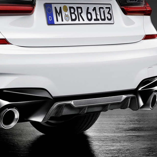 51192459740 - Exterior: M Performance Rear Diffuser Carbon Fiber for BMW: M340i Image