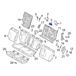 M1PZ78611A70AB - Electrical: Seat Belt Cover for Ford: Mustang Mach-E Image