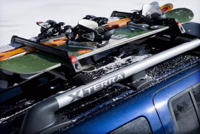 999R1KL007 - Cargo Management: Roof Cargo Carrier, Ski/Snowboard Carrier for Nissan: Armada, Frontier, Murano, Pathfinder, Quest, Rogue, TITAN, Xterra Image