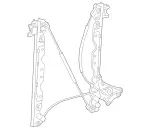 4637200103 - : Window Regulator for Mercedes-Benz Image