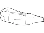 6L8Z7862901CAA - Body: Seat Back Cushion Cover for Ford: Escape Image