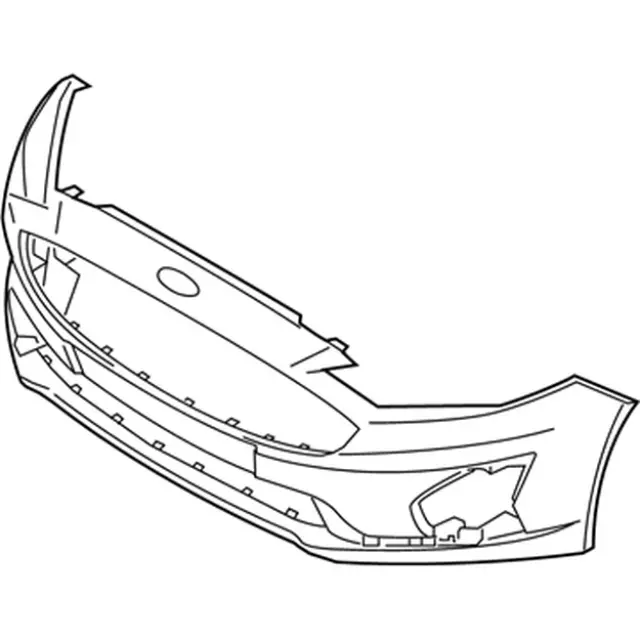KS7Z17D957SAPTM - Body: Bumper Cover for Ford Image