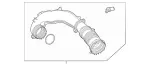 2600904700 - : Clean Air Line for Mercedes-Benz Image