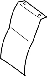 87670AT610 - Body: Seat Back Cover for Infiniti Image