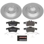 ESK981 - : Genuine Geomet Coated Rotors, ECE-R90 Brake Pads + Hardware Kit for PowerStop Image