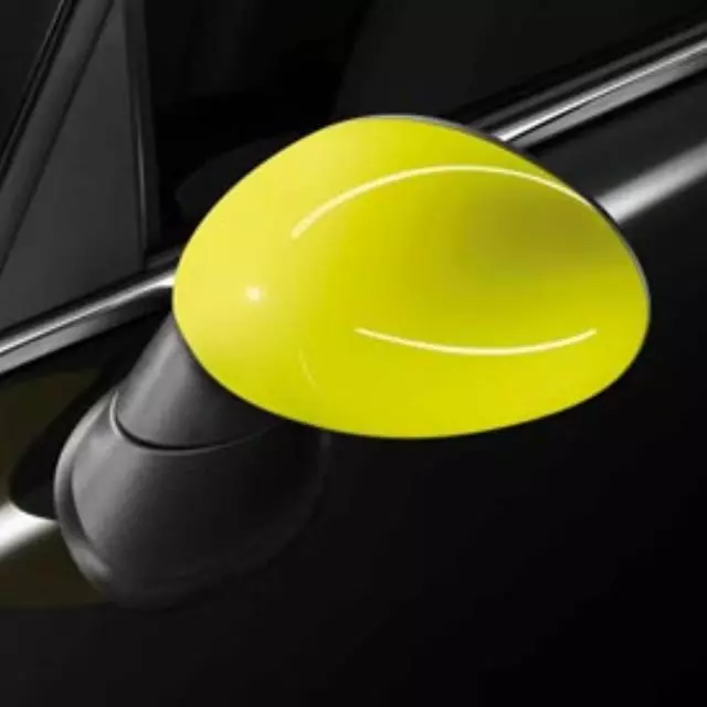 51162162748 - Exterior: Yellow Mirror Cap - Powerfold Right for Mini Image