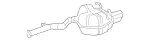 2074905521 - Exhaust: Muffler &amp; Pipe for Mercedes-Benz Image