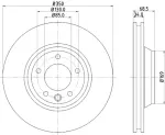 355109782 - : Disc Brake Rotor for Hella Pagid Image