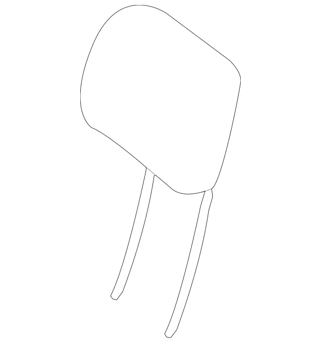 16497029509D52 - Body: Headrest for Mercedes-Benz Image