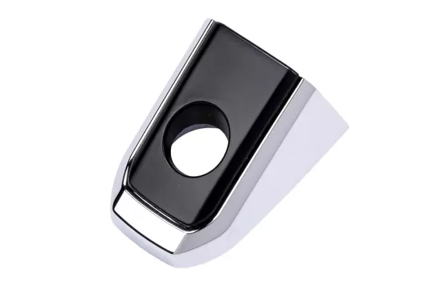 13598328 - : Primed Front Driver Side Door Lock Cylinder Bezel for Cadillac: Escalade, Escalade ESV | Chevrolet: Suburban, Tahoe | GMC: Yukon, Yukon XL Image