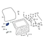 LB5Z7843150A - Body: Latch for Ford: Explorer, Police Interceptor Utility Image