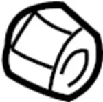 4022440P00 - : Wheel Nut for Infiniti Image