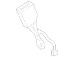 20586014699051 - Electrical: Buckle for Mercedes-Benz Image