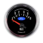 880823 - : GAUGE, VOLTMETER, 2 1/16", 18V, ELEC, FORD RACING for AutoMeter Image