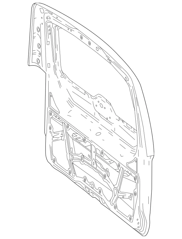 4477403900 - Body: Lift Gate for Mercedes-Benz Image