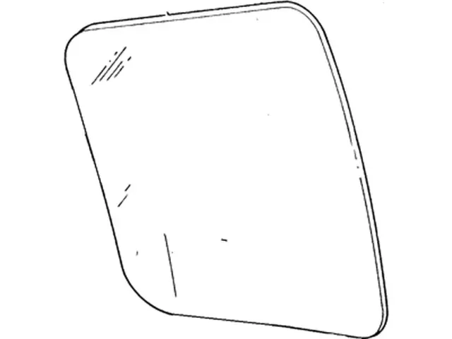 F5TZ3525713A - Body: Door Glass for Ford: F-250, F-250 HD, F-350 Image