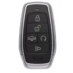 IKEYAT5PRA - : Universal Programmable IKEY Smart Key 5-Buttons, prgm with MaxiIM KM100 tablet for Autel Image