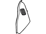 8C3Z2504481AA - Body: Instrument Panel Side Cover for Ford: F-250 Super Duty, F-350 Super Duty, F-450 Super Duty Image