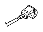 6L8Z16916AA - Body: Release Cable for FORD Image