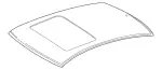 2906500100 - Roof: Paneling, Roof for Mercedes-Benz: AMG GT 43, AMG GT 53, AMG GT 63, AMG GT 63 S, AMG GT 63 S E Performance Image