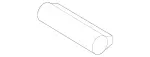 1705051086 - Radiator: Rubber Profile for Mercedes-Benz: SLK230 Image