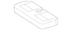 46392017027J95 - Body: Seat Cover for Mercedes-Benz Image