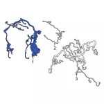 GN1Z12A581PV - : Engine Harness for Ford: EcoSport Image