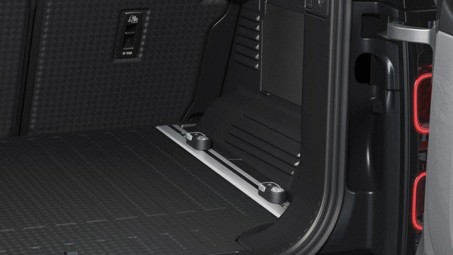 VPLES0543 - Interior: Loadspace Rails for Land Rover: Defender 110, Defender 90 Image