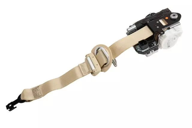 19354784 - : Very Light Cashmere Front Driver Side Seat Belt Retractor for GM Image