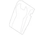 11892051009E43 - Body: Seat Back Cover for Mercedes-Benz Image