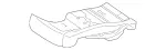 91076109D88 - Body: Seat Cushion Pad for Mercedes-Benz Image