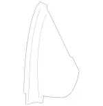 23068001781270 - Body: Side Cover for Mercedes-Benz Image