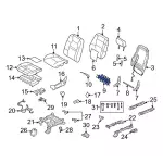 7L2Z7865500A - Body: Lumbar Support for Ford: Explorer, Explorer Sport Trac | Mercury: Mountaineer Image