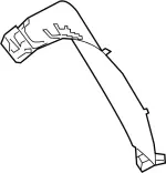 909023JA0A - Body: Side Trim for Infiniti Image