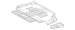 1636100361 - Body: Rear Floor Pan for Mercedes-Benz Image